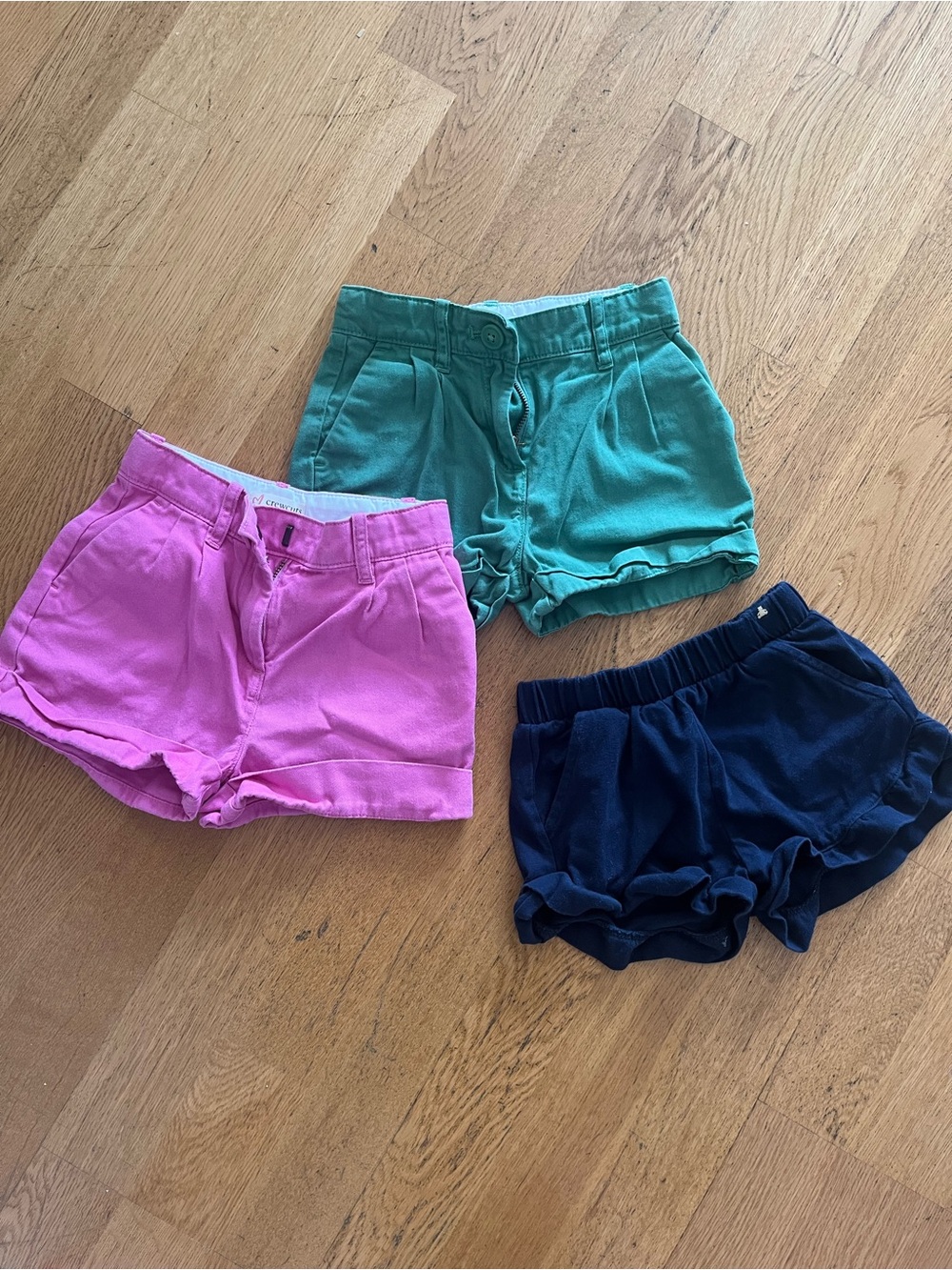 Crewcuts 2-Pack Shorts in Pink, Teal and Baby Gap shorts Navy